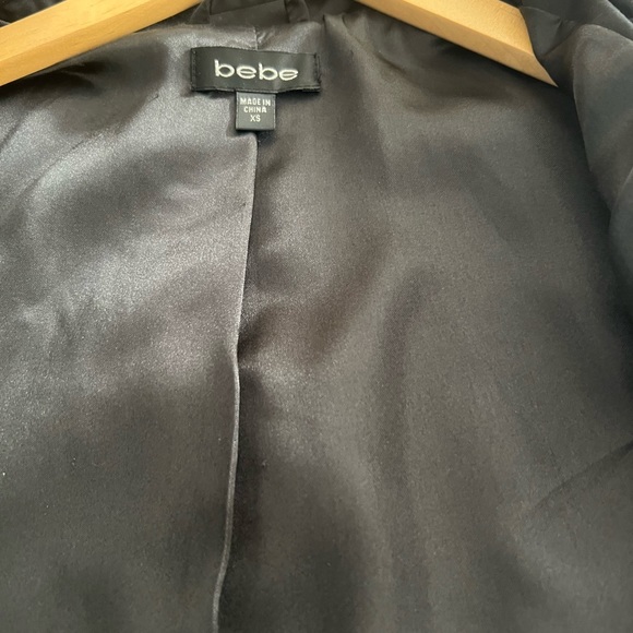 Bebe satin black coat - Picture 4 of 6